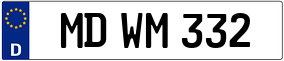 Truck License Plate